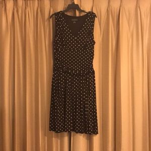 Brown polkadot dress